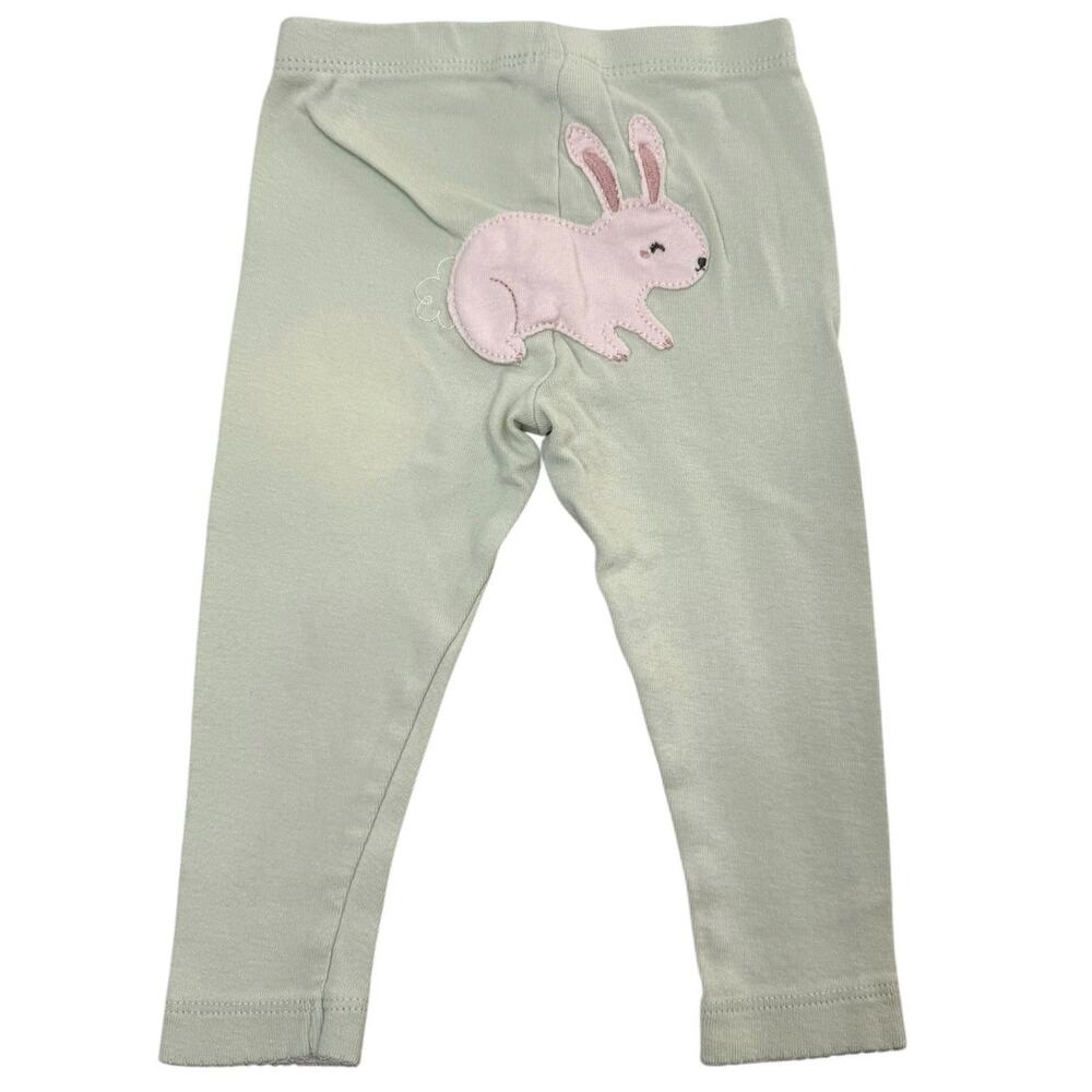 Carter's Bodysuit Bundle Baby Girl Bunnies Green 9 Months - Picture 7 of 9